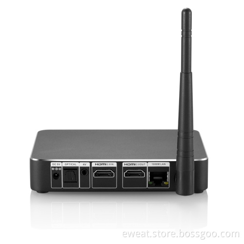 The newest android tv box with passthrough PVR function 4k hd media player R9mini